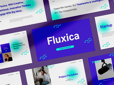 Fluxica Keynote agency business clean concept corporate creative development elegant keynote keynote template minimal modern presentation professional project pitch simple template web design web development website