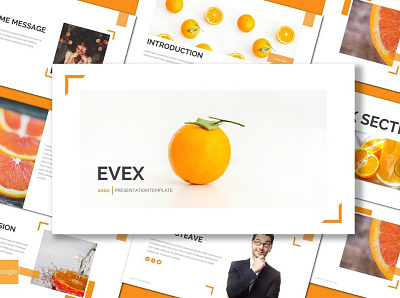 Evex - Google Slides Template agency business clean corporate creative elegant google slide google slide template google slides minimal modern powerpoint powerpoint design presentation simple template template design templates web design website