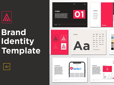 Brand Identity Template Pro brand brand and identity brand design brand designer brand idenitity brand identity brand identity design business clean creative minimal modern presentation pro professional simple template template pro web design website