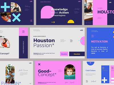 Houston Google Slides agency art business concept finance google slide google slide template google slides minimal minimalist multipurpose presentation simple template ui user interface ux web design web development website