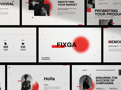 Fixga - Powerpoint business clean creative minimal minimalism minimalist minimalistic modern powerpoint powerpoint design powerpoint presentation powerpoint template powerpoint templates presentation professional simple template web design web development website