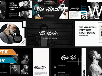 The Hipster Presentation - FREE Template clean design elegant free download free presentation free template keynote minimalistic modern powerpoint presentation professional