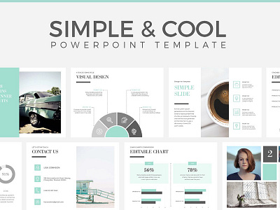 Simple & Cool PowerPoint Template cool cool powerpoint template design design presentation minimal presentation modern presentation powerpoint powerpoint template presentation template simple simple powerpoint template simple template