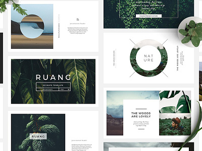 Ruang Keynote Template agency business clean creative green keynote nature photography presentation presentation template ruang keynote template template