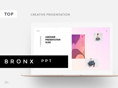 BRONX PowerPoint Template + Bonus agency best template bronx powerpoint template clean presentation corporate creative modern portfolio powerpoint powerpoint template presentation professional