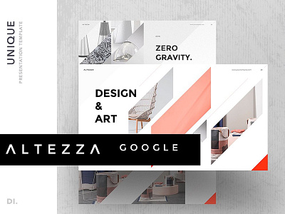 ALTEZZA Google Slides Template business creative design google slides google slides template minimal presentation minimal template modern modern template presentation slides template template