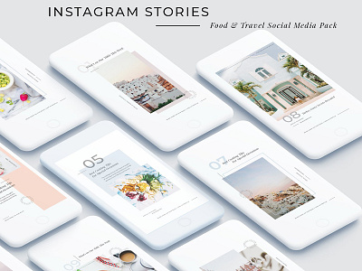 FREE Download - Food & Travel Instagram Stories Pack blogging free download instagram instagram blog instagram fashion instagram food instagram pack instagram stories instagram story instagram templates stories pack templates