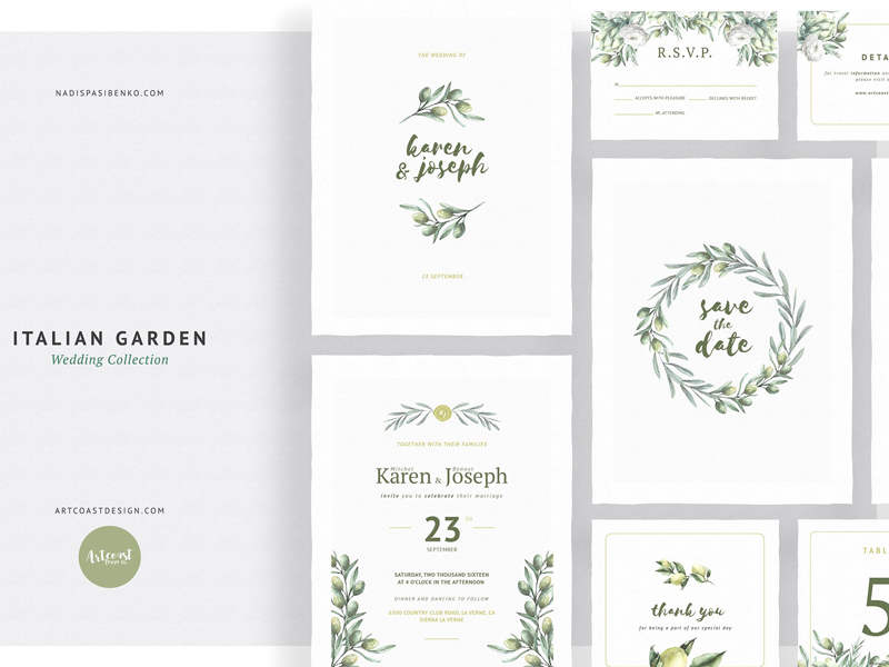 Italian Garden Wedding Collection Free Download By Templates On