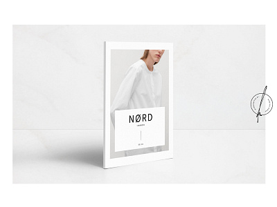 Nørd Lookbook catalog clean editorial fashion indesign lifestyle lookbook minimal minimalists nord print typography