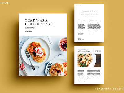 R2 Ebook Template Powerpoint Keynote cook book food blog food ebook keynote keynote template lead magnet powerpoint powerpoint template recipe book template