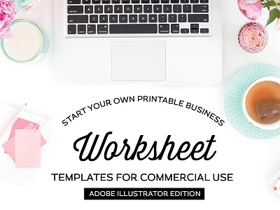 Worksheet Templates for Illustrator - FREE Download chore chart template commercial use design templates editable template illustrator template planner planner template printable printable template worksheet templates