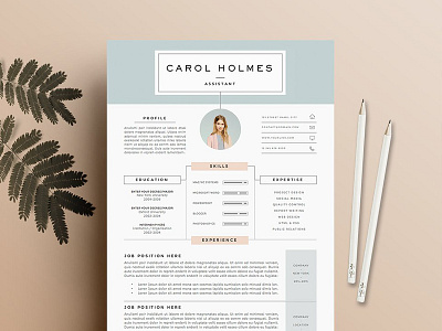 Resume Template 5 pages | Milky Way creative resume cv cv template infographic template modern resume photo resume printable resume resume resume template template us letter resume word resume