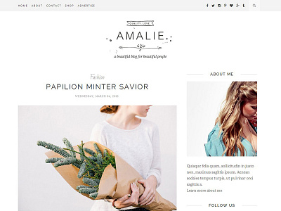 Amalie - Responsive Blogger Template blog design blog template blogger template blogger template minimal blogger theme blogspot template clean minimal responsive responsive blogger template simple website template