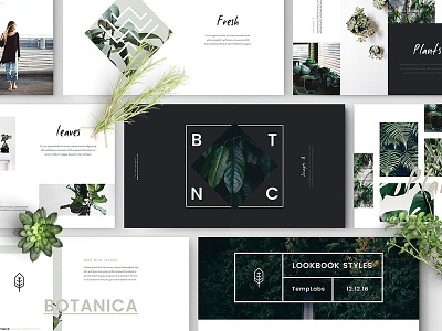 FYLORA - Powerpoint Template botanical botany business clean creative floral green minimal modern natural powerpoint powerpoint presentation powerpoint template powerpoint templates presentation simple template templates trend