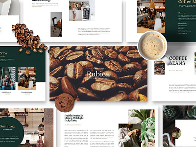 RUBICA - Keynote Slides business clean coffe elegant keynote keynote presentation keynote slides keynote template lookbook minimal modern portfolio powerpoint presentation presentation template retro simple template templates vintage