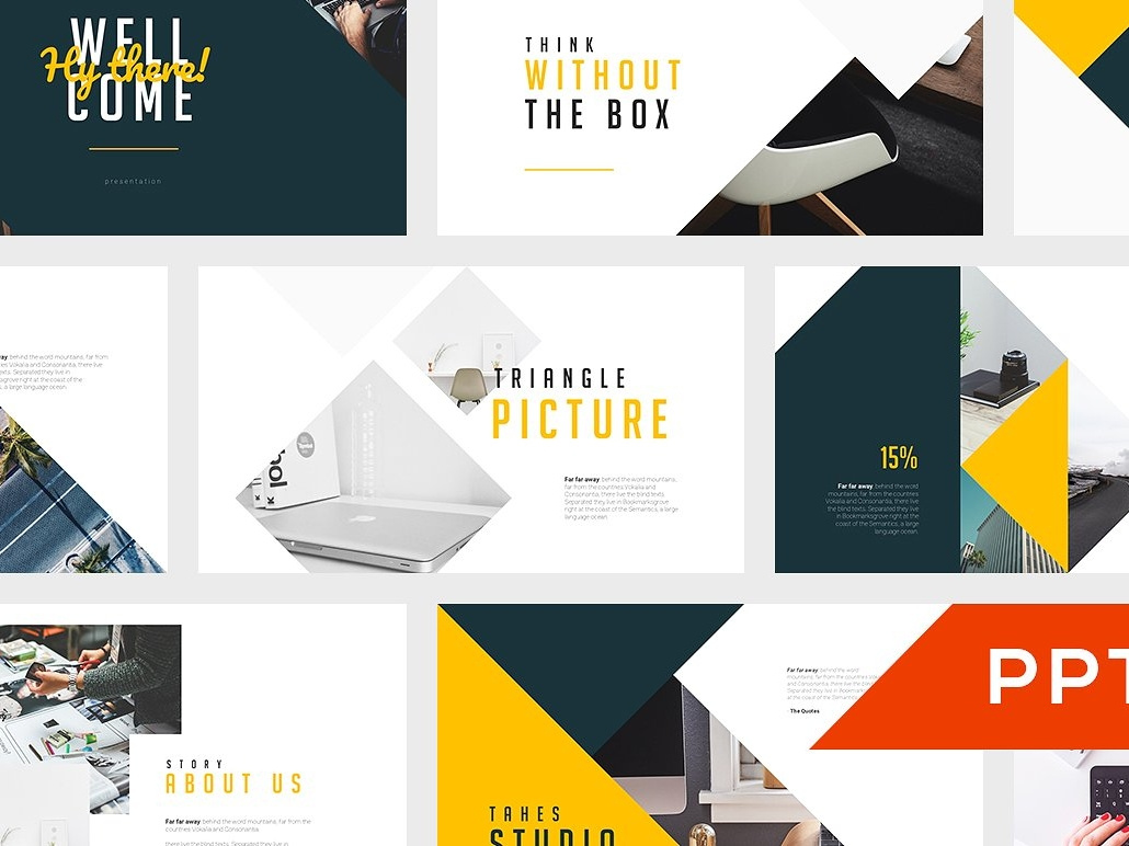 Tahes PowerPoint Template by Templates on Dribbble