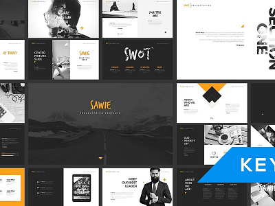 SAWIE Keynote Template branding business clean creative elegant feminine keynote keynote presentation keynote presentation template keynote template keynote templates magazine minimal modern presentation presentation template professional simple template templates