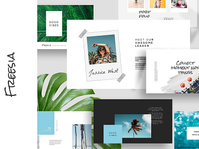 Freesia Keynote Template by Templates on Dribbble