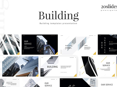 Building - template presentation PPT branding business clean creative design elegant minimal modern portfolio powerpoint powerpoint presentation powerpoint presentation template powerpoint template presentation presentation template professional simple template template presentation templates