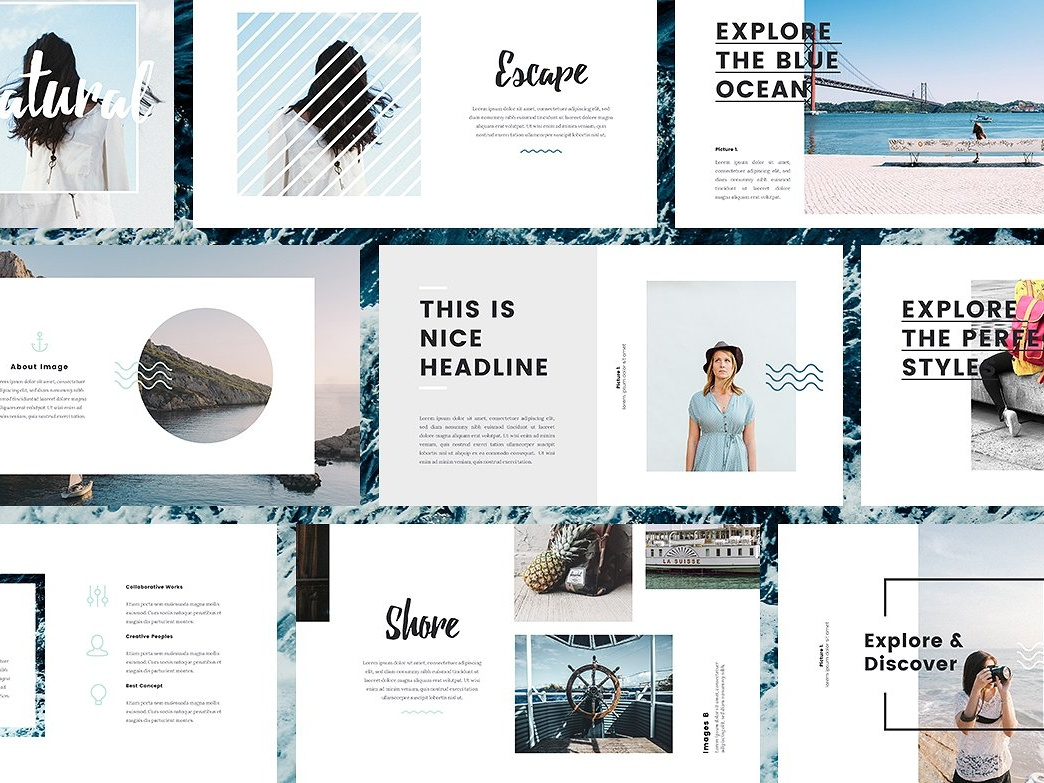 Nautical Keynote Template By Templates On Dribbble