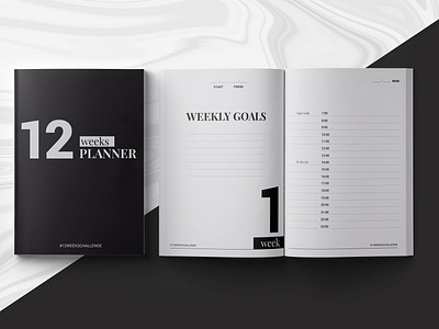 12 Weeks Planner InDesign Template 12 weeks planner calendar calendar page calendar template clean creative daily calendar elegant indesign indesign template minimal modern planner planner template templates week planner weekly planner weeks planne weeks planner