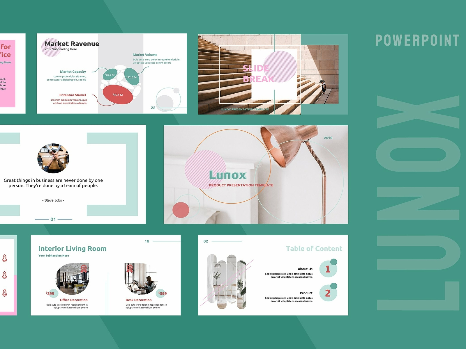 Lunox - Powerpoint Presentation by Templates on Dribbble