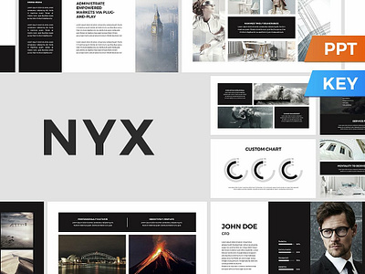 Nyx Presentation Template architecture branding business clean corporate creative elegant furniture home art marketing minimal modern pitch deck powerpoint powerpoint template presentation presentation template professional simple template