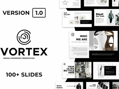 Vortex Minimal Powerpoint Template business clean creative diagram elegant minimal minimal powerpoint template modern powerpoint powerpoint template presentation simple slide template templates unique vortex vortex presentation vortex template