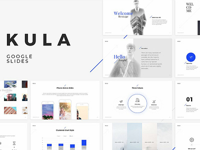 KULA Google Slides Template agency branding business clean corporate creative design elegant entrepreneur flow chart google slides google slides presentation google slides template minimal modern presentation presentation template professional simple template