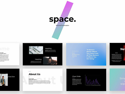 Space - Minimal PowerPoint Template business clean corporate creative minimal minimalistic modern powerpoint powerpoint presentation powerpoint template presentation professional simple space space powerpoint template space presentation space template template templates