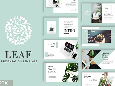 Leaf Powerpoint Template business clean creative design elegant leaf leaf powerpoint template leaf presentation leaf template minimal modern multipurpose powerpoint powerpoint template presentation presentation template professional simple template templates