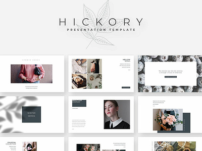 Hickory PowerPoint Presentation brand branding clean creative elegant fashion hickory luxury minimal modern powerpoint powerpoint presentation powerpoint presentation template presentation product simple soft template vertical vertical powerpoint template