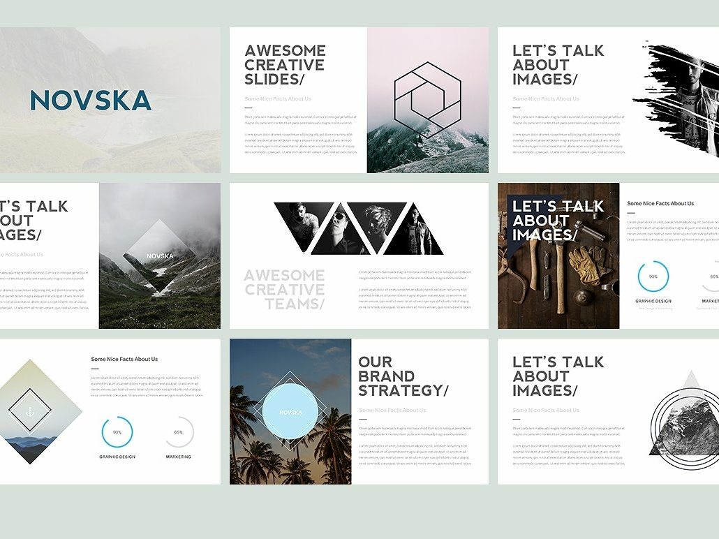 Novska Modern Powerpoint  Template by Templates  on Dribbble