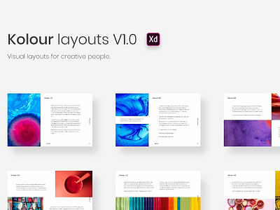 Kolour - Adobe XD Presentation adobe xd adobe xd presentation business clean coloful color colour creative editable elegant kolour layouts modern people presentation presentation template professional simple vector visual