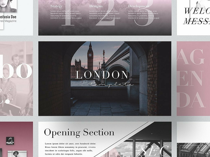 london presentation template