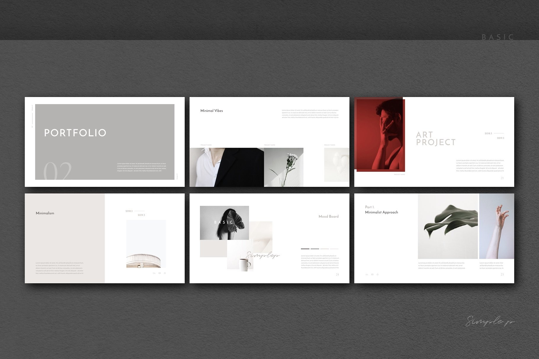 Dribbble Basic Powerpoint Jpg By Templates