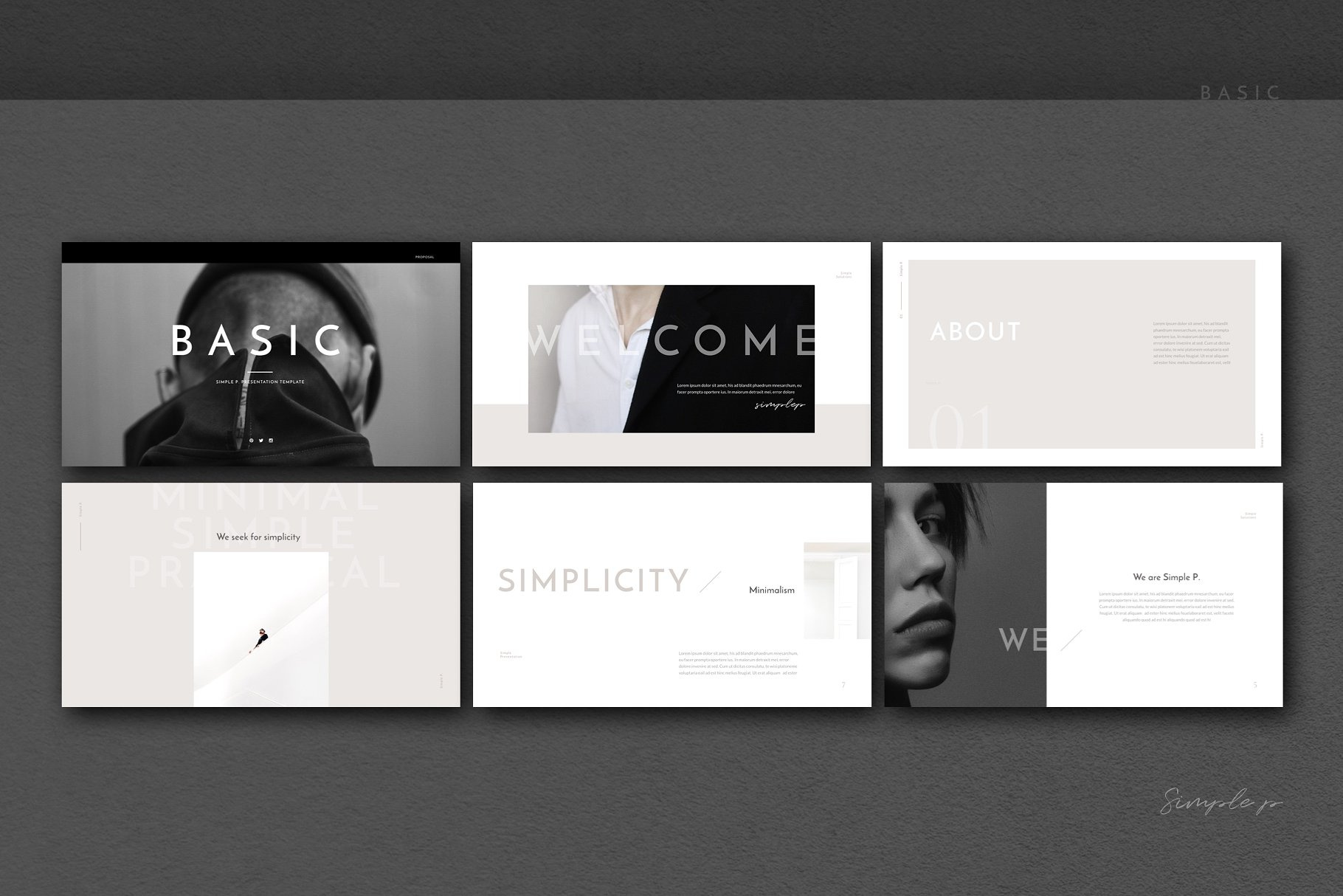 Dribbble Basic Powerpoint Jpg By Templates
