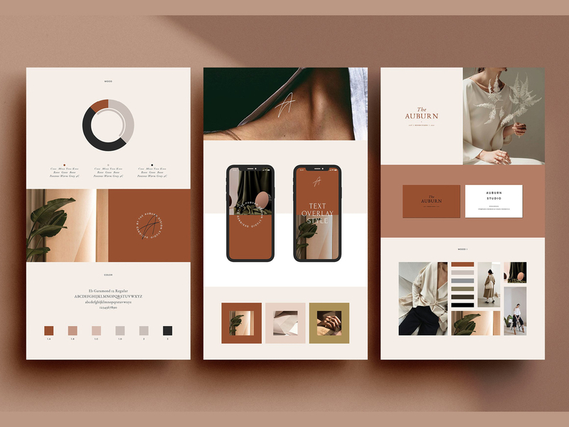 Auburn 24 Brand Sheets by Templates on Dribbble