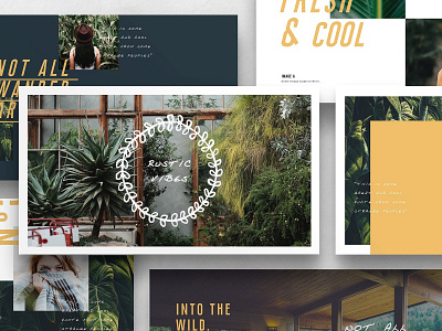 MONROE - Keynote Template adventure branding catalog fashion forest hipster keynote keynote presentation keynote template lookbook modern pitch deck portfolio powerpoint presentation social media template themes travel vintage