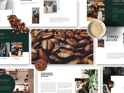 RUBICA - Powerpoint Slides business clean coffe elegant keynote keynote presentation keynote slides keynote template lookbook minimal modern portfolio powerpoint presentation presentation template retro simple template templates vintage