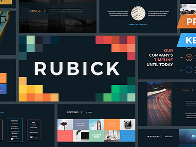 Rubick Presentation Template brand business clean colorful creative dark elegant flows map minimal mission modern multipurpose presentation presentation template rubick rubick presentation template sales template templates