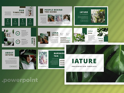 Iature - Powerpoint Presentation business clean corporate creative design elegant minimal modern nature nature powerpoint nature powerpoint presentation nature presentation nature template powerpoint template presentation presentation template professional simple template templates