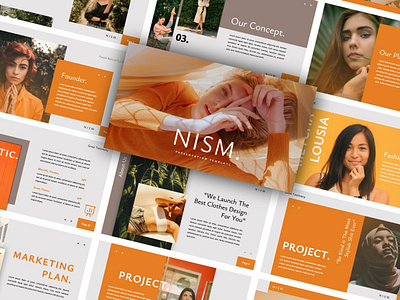 Nism, Brand Powerpoint agency brand brand powerpoint branding business clean corporate creative elegant minimal modern powerpoint powerpoint presentation powerpoint template presentation presentation template professional simple template templates