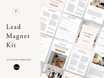 Lead Magnet Kit blog header blogger canva e mail marketing ebook ebook template email list email template entrepreneur indesign lead magnet lead magnet kit mailchimp photoshop pinterest graphics planner template templates toolkit bundle workbook