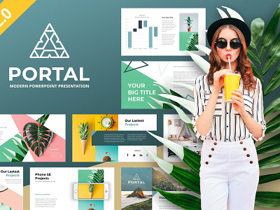 Portal Modern Powerpoint Template best powerpoint branding business clean company corporate creative elegant minimal modern multipurpose portfolio powerpoint powerpoint presentation powerpoint template presentation presentation template professional simple template