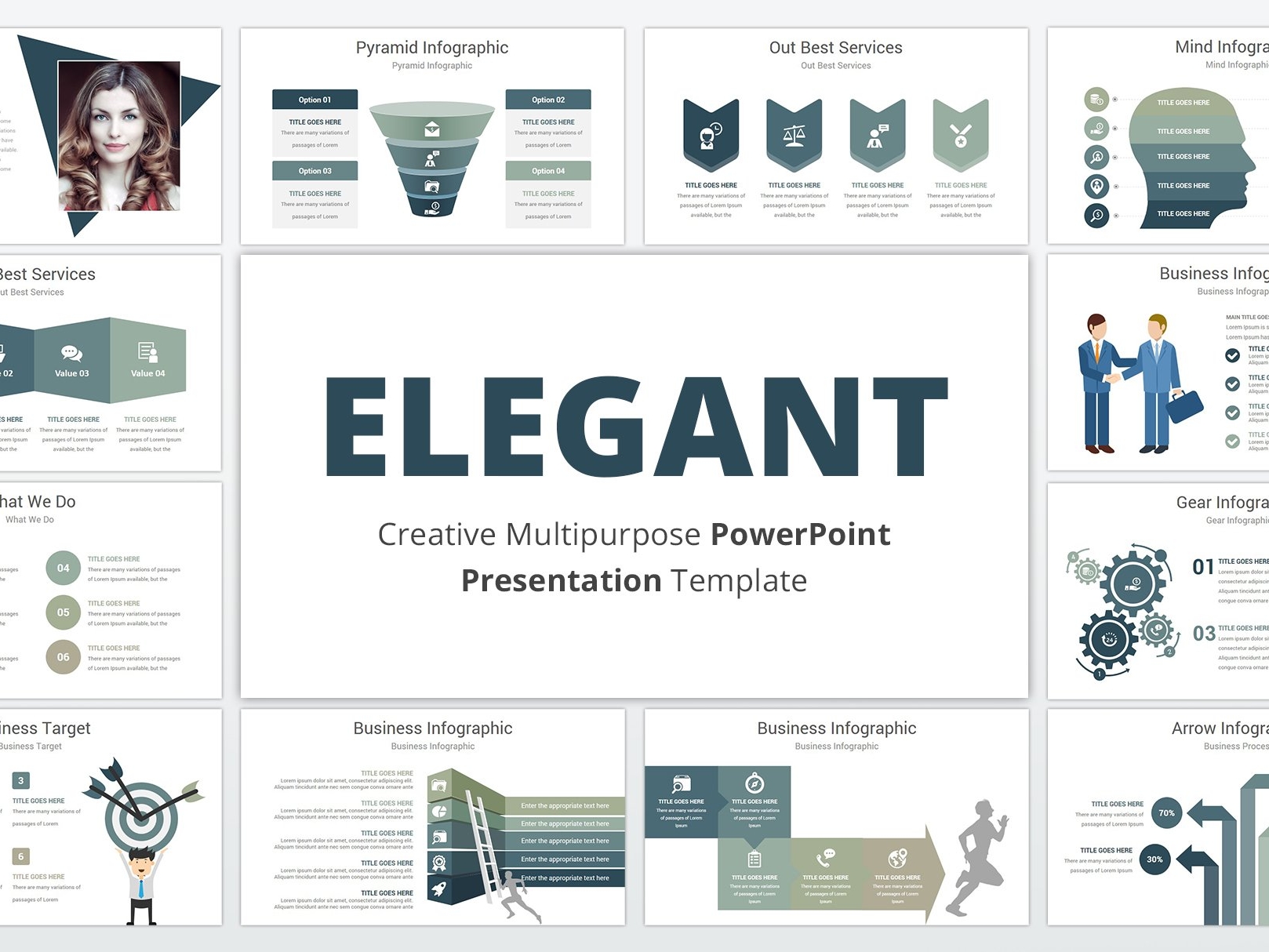 Elegant Powerpoint Template By Templates Design Inspiration