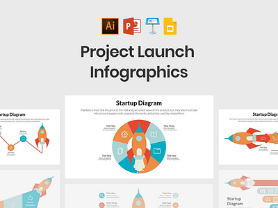 Project Launch Infographics banner business chart concept illustration info chart infographics landing page launch launch graphics launch infographics modern project project infographics projects startup template web design web development website