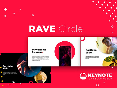 Rave Circle Keynote Template branding business circle circle keynote circle keynote template clean corporate creative elegant keynote keynote presentation keynote template minimal modern presentation professional rave simple template templates