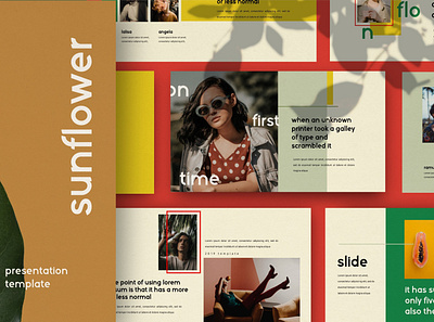 Sunflower - Powerpoint clean corporate creative flyer flyer template lookbook lookbook template modern multipurpose pitch deck powerpoint powerpoint template presentation simple social sunflower sunflowers template templates website