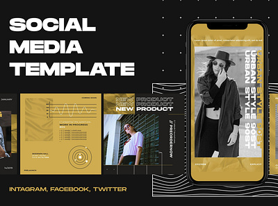 Social Media Template blog blogger clean graphics instagram instagram post instagram posts instagram story instagram story template media minimal minimalist posts simple social media social media template social media templates stories template trendy